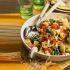Tortellini cu branza, ciuperci si usturoi